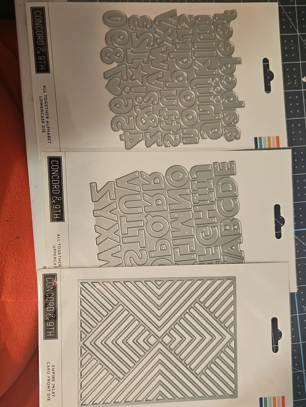 Concord & 9th Alphabet and Geometric Cutting Dies